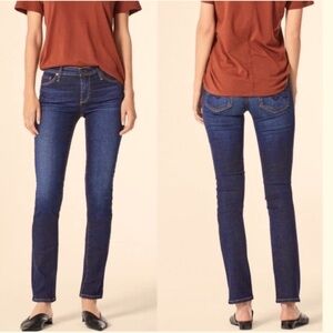 NWOT AG Adriano Goldschmied the Premiere Skinny Straight Jeans Mid Wash Size 27